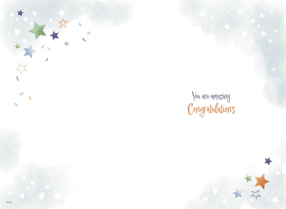 ICG 'Congratulations Grandson On Passing Your Exams' Congratulations Card