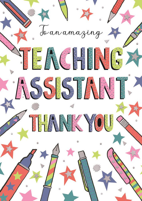 ICG 'To An Amazing Teaching Assistant' Teacher Card