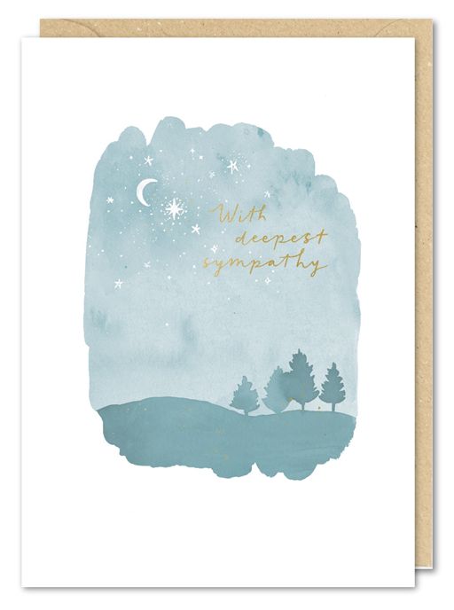 Paperlink 'With Deepest Sympathy' Sympathy Card