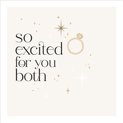 UKG 'So Excited For You Both' Engagement Card