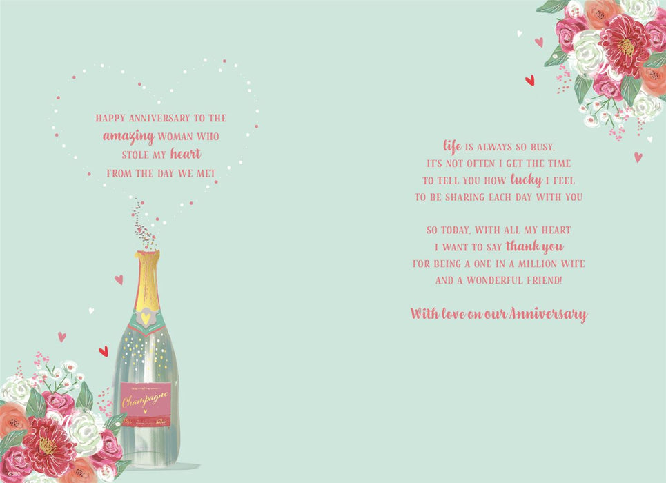 ICG 'For My Wonderful Wife' Anniversary Card