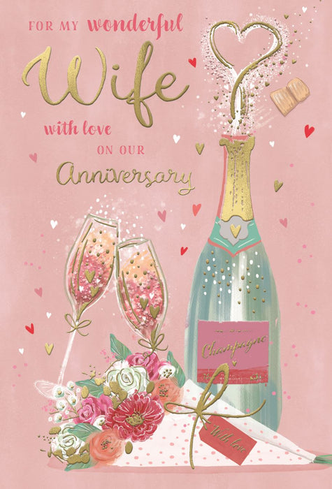 ICG 'For My Wonderful Wife' Anniversary Card
