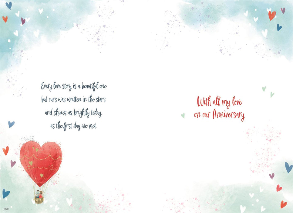 ICG 'To My Husband' Anniversary Card