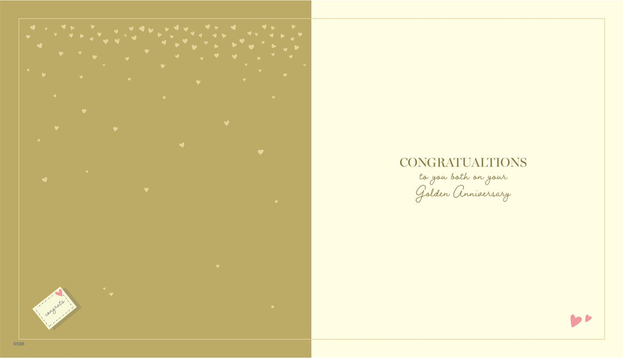 ICG 'Happy Golden Wedding Anniversary 50' Wedding Card