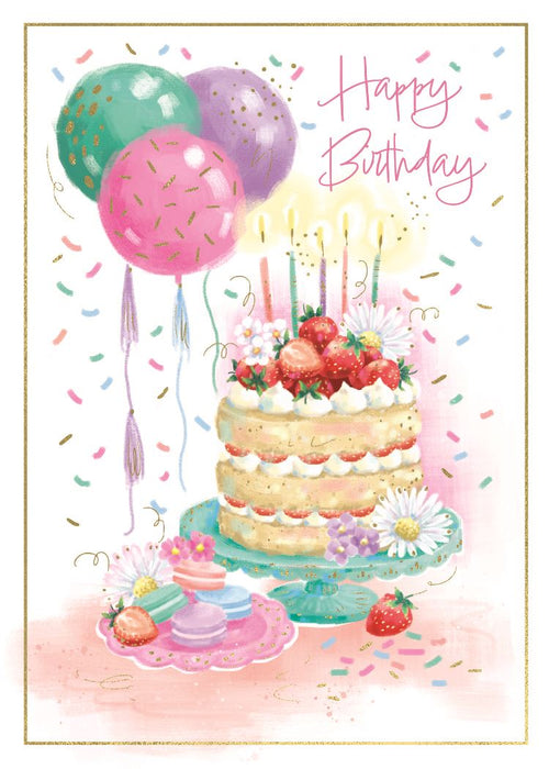 ICG 'Happy Birthday Cake' Birthday Card