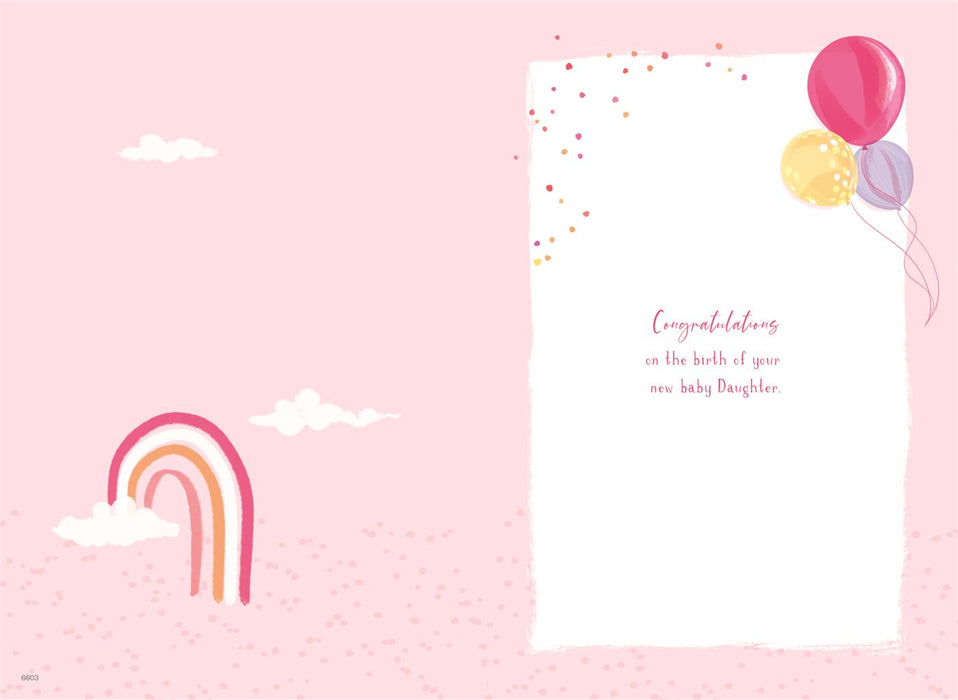 ICG 'Born In 2026 Girl' New Baby Card
