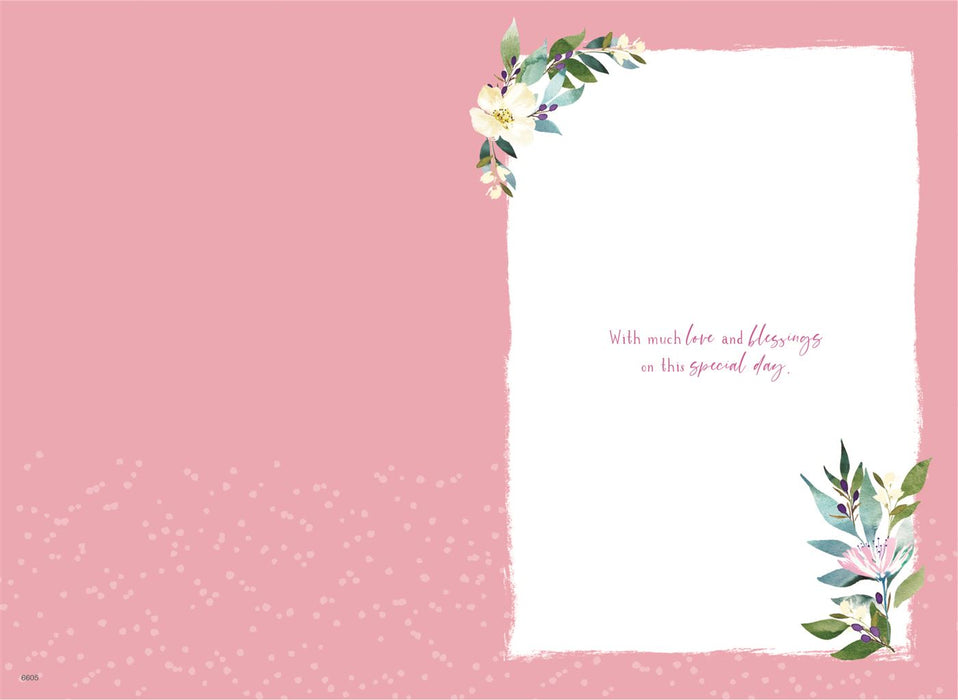 ICG 'Christening 2026 Girl' Christening Card