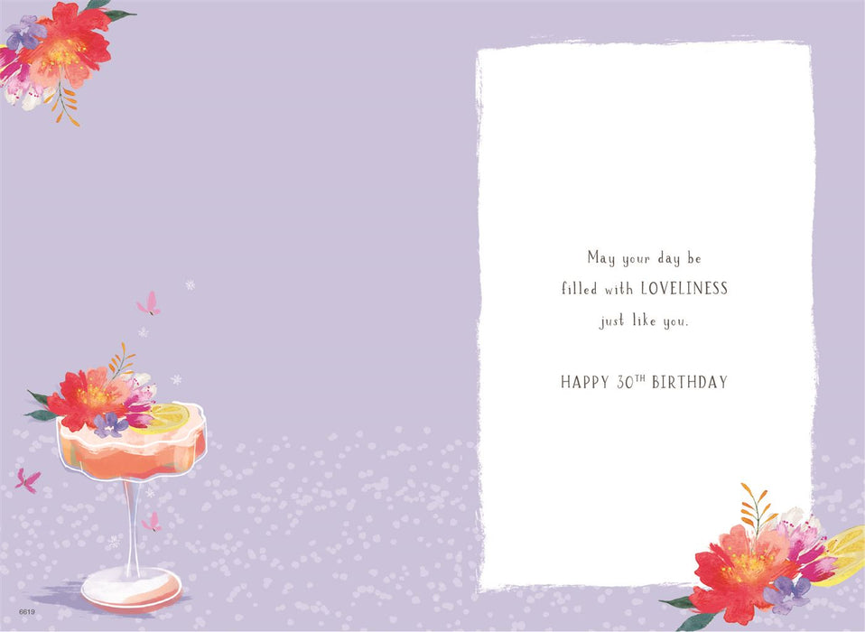 ICG 'Sip Sip Hooray You're 30 Today' Birthday Card