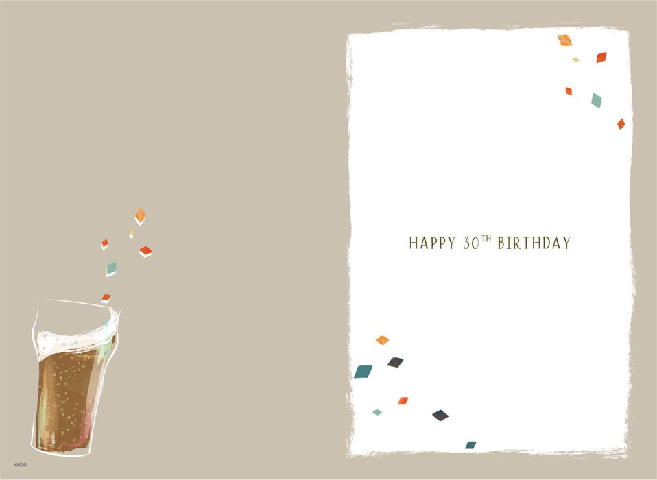 ICG 'Cheers To 30 Years' Birthday Card