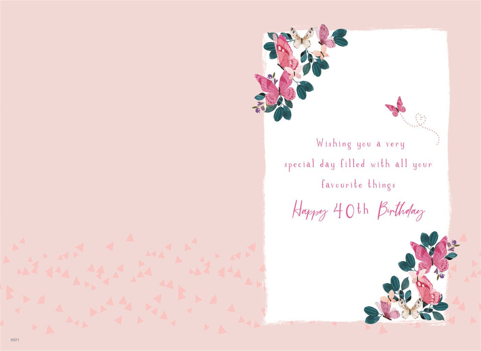 ICG 'Happy 40th' Birthday Card