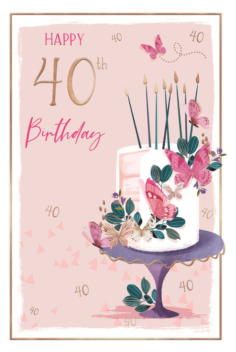 ICG 'Happy 40th' Birthday Card
