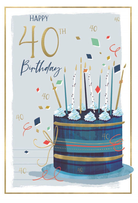 ICG 'Happy 40th' Birthday Card