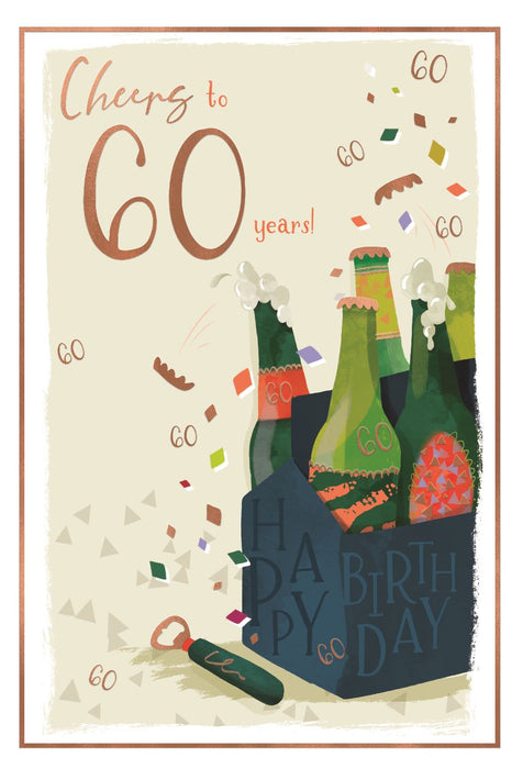 ICG 'Cheers To 60 Years' Birthday Card