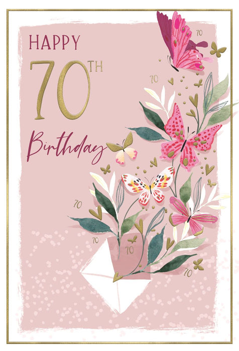 ICG 'Happy 70th Birthday' Birthday Card