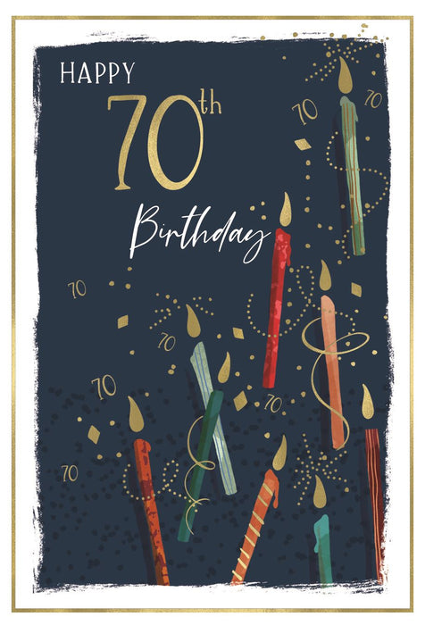 ICG 'Happy 70th Birthday' Birthday Card