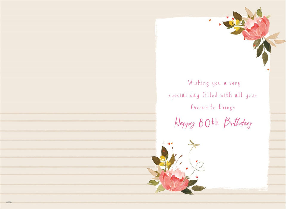 ICG 'Happy 80 Birthday' Birthday Card