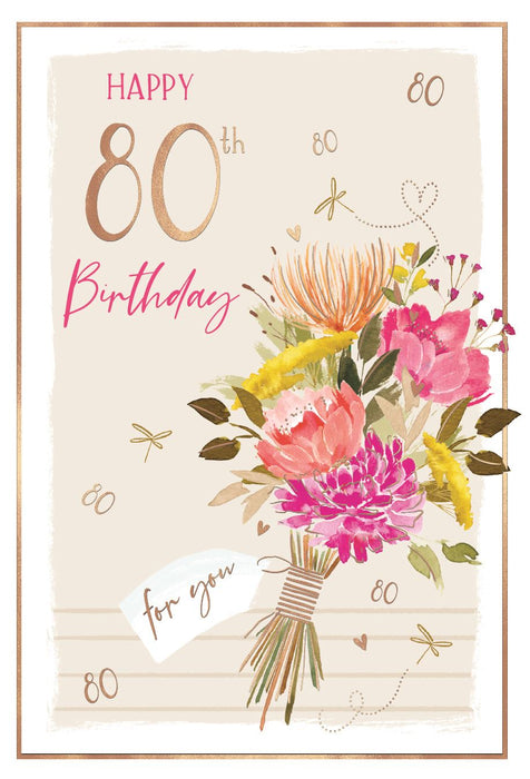 ICG 'Happy 80 Birthday' Birthday Card