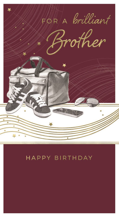 ICG 'For A Brilliant Brother' Birthday Card
