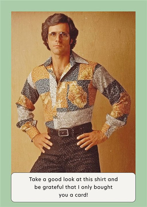 Paperlink 'Shirt' Open Card