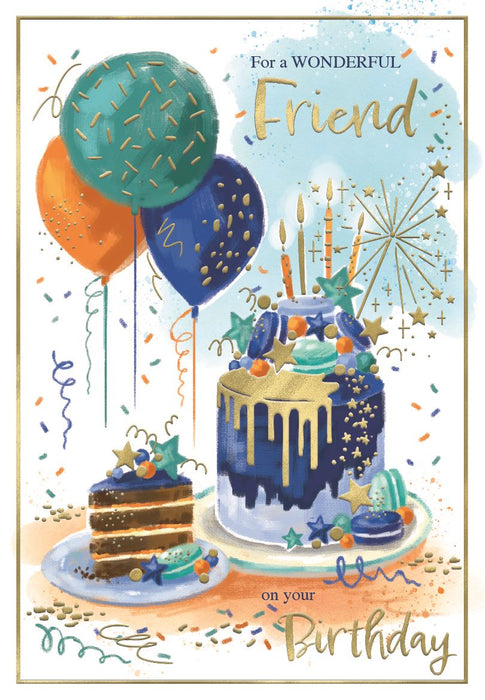 ICG 'For A Wonderful Friend On Your Birthday' Birthday Card