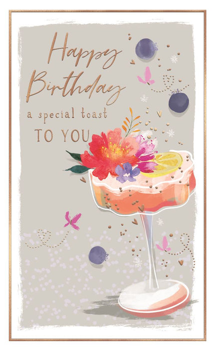 ICG 'A Special Toast To You' Birthday Card