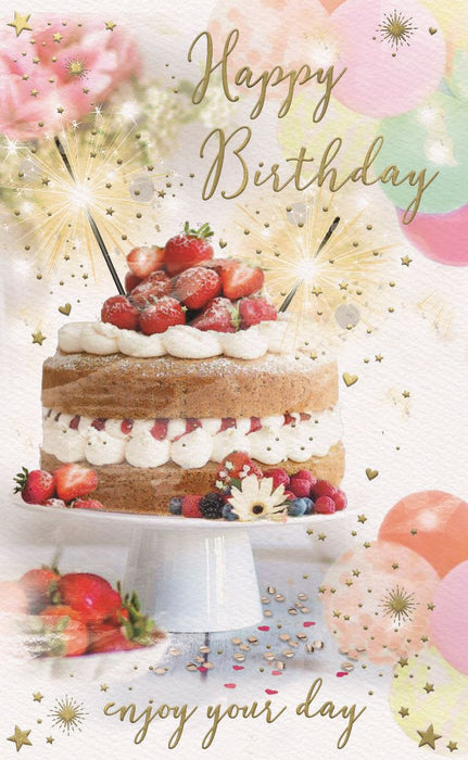 ICG 'Happy Birthday Cake' Birthday Card