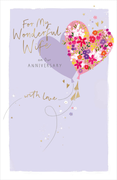 UKG 'For My Wonderful Wife On Our Anniversary' Card