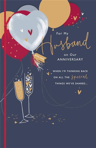 UKG 'For My Husband' Anniversary Card