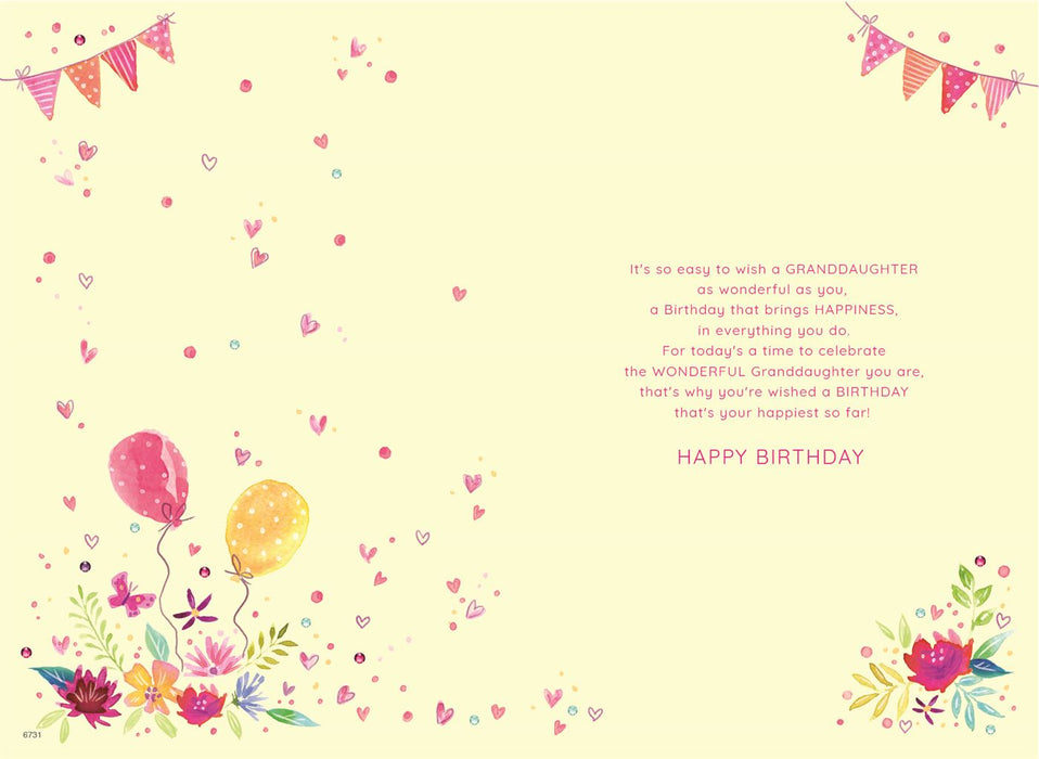 ICG 'For A Lovely Granddaughter' Birthday Card