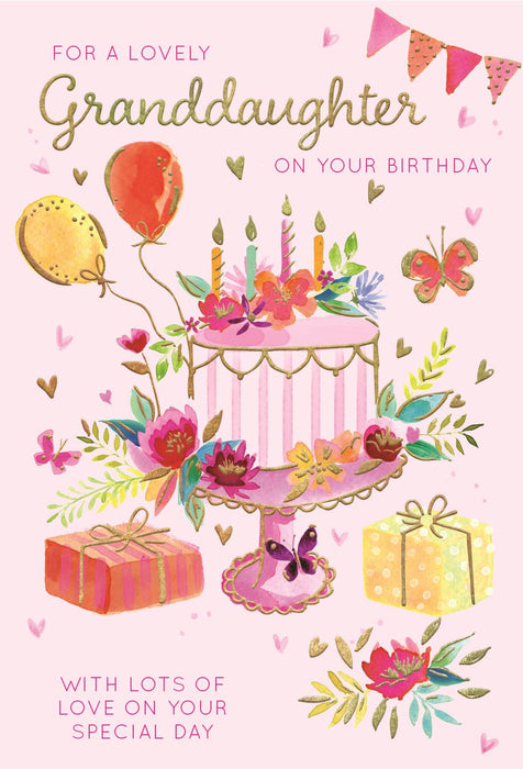 ICG 'For A Lovely Granddaughter' Birthday Card