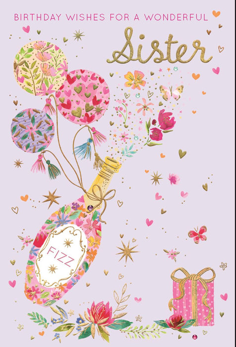 ICG 'For A Wonderful Sister' Birthday Card