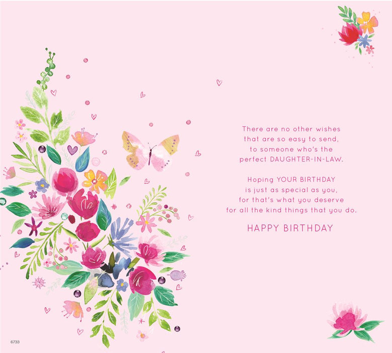 ICG 'For A Very Special Daughter-In-Law' Birthday Card
