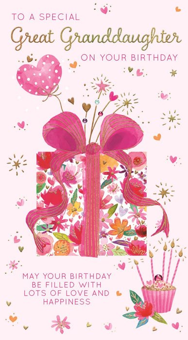 ICG 'To A Special Great Granddaughter' Birthday Card