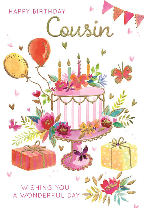 ICG 'Happy Birthday Cousin' Birthday Card