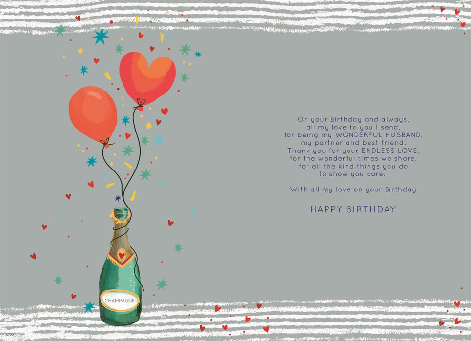 ICG 'For A Special Husband On Your Birthday' Card