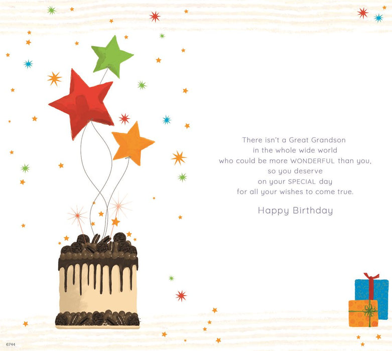 ICG 'For An Special Great Grandson' Birthday Card