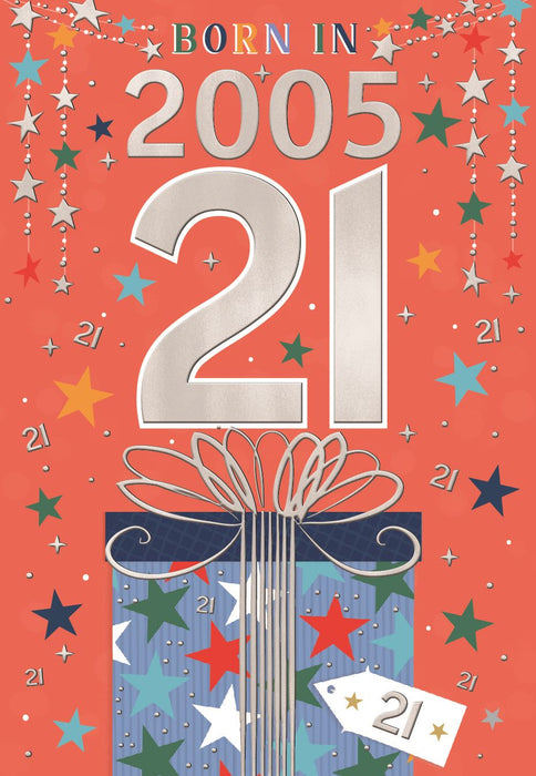 ICG 'Male 21 Born In 2005' Birthday Card