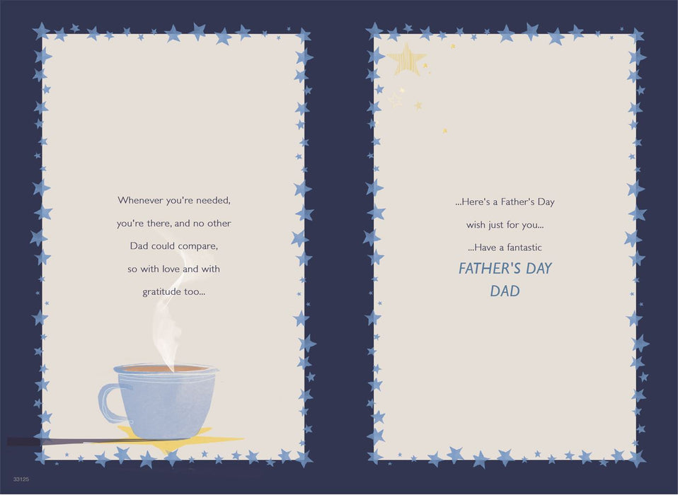 ICG 'Dad From Both Of Us' Fathers Day Card