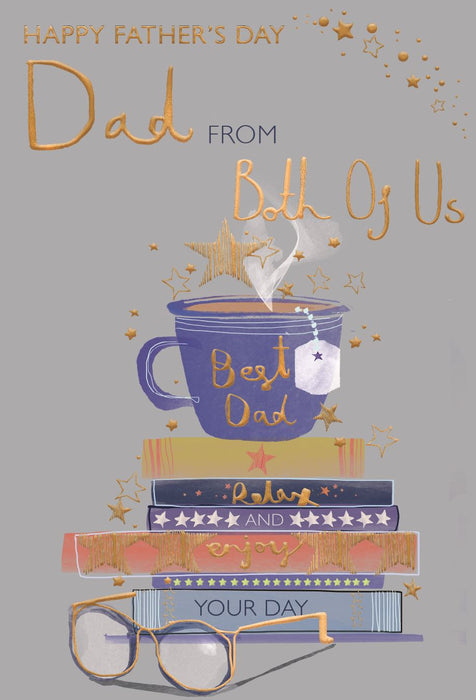 ICG 'Dad From Both Of Us' Fathers Day Card