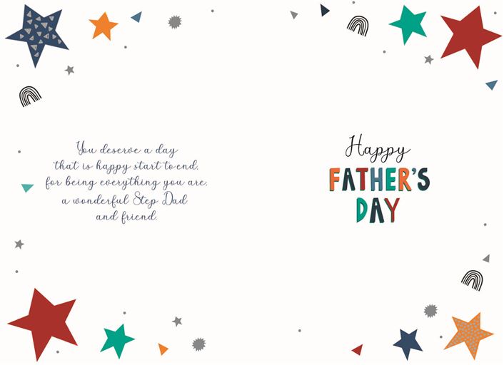 ICG 'For A Special Step-Dad' Fathers Day Card