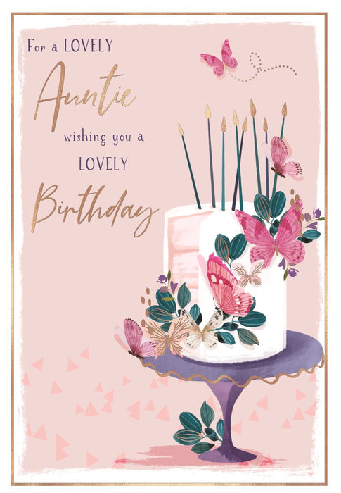 ICG 'For A Lovely Auntie' Birthday Card
