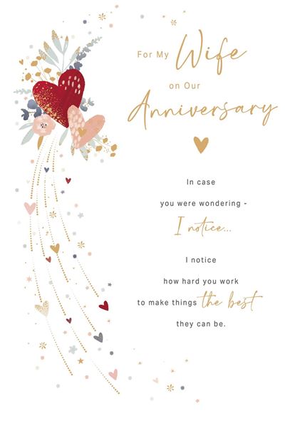 UKG 'For My Wife On Our Anniversary' Anniversary Card