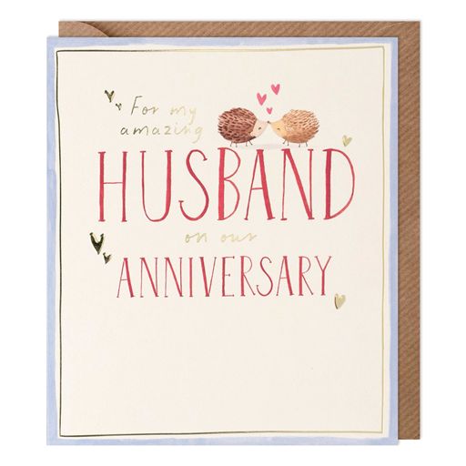 Paperlink 'For My Amazing Husband On Our Anniversary ' Anniversary Card