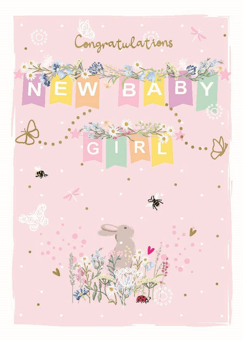 ICG 'Congratulations New Baby Girl' New Baby Card