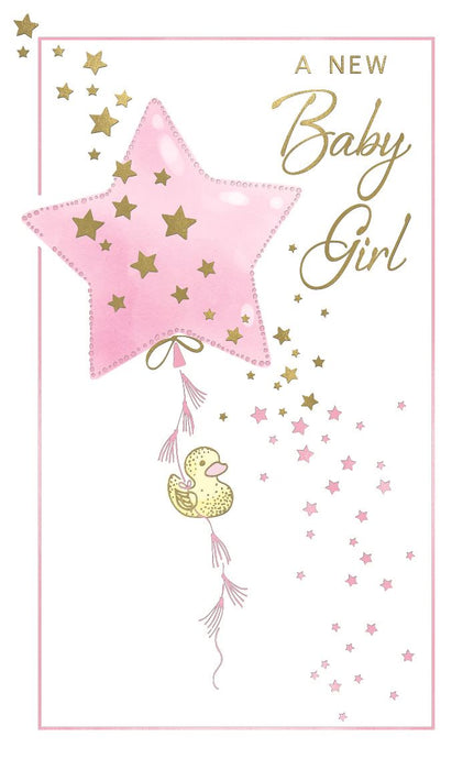 ICG 'A New Baby Girl' New Baby Card
