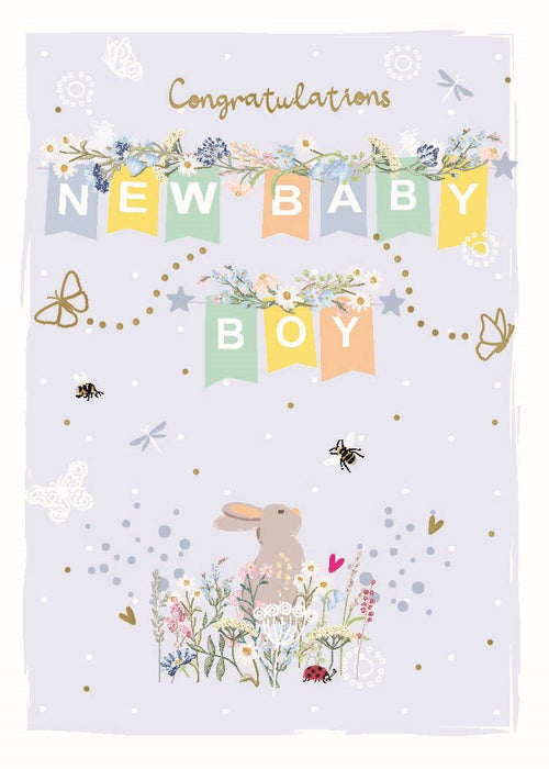 ICG 'Congratulations New Baby Boy' New Baby Card