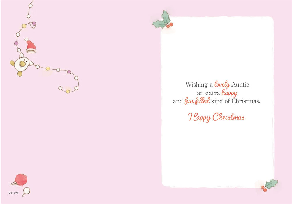 ICG 'For A Lovely Auntie' Christmas Card