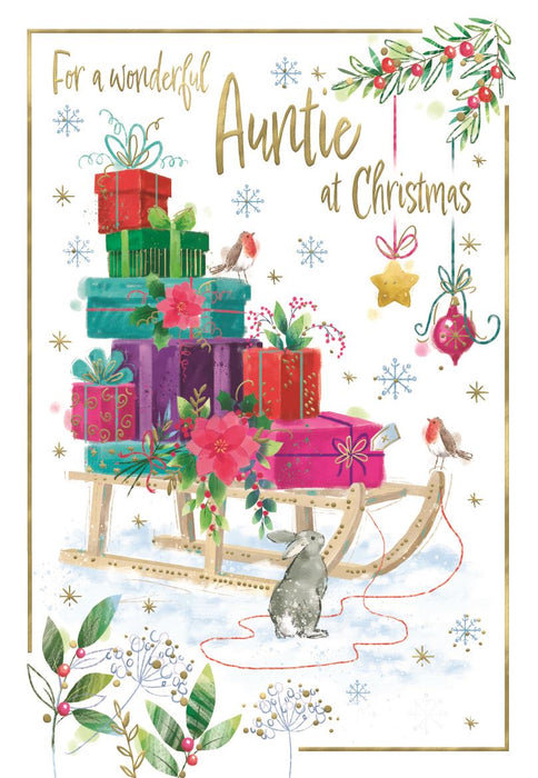 ICG 'For A Wonderful Auntie' Christmas Card