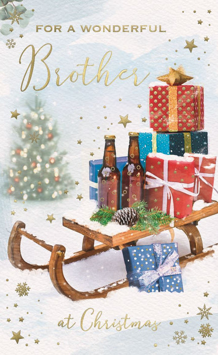 ICG 'For A Wonderful Brother' Christmas Card