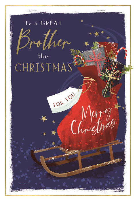 ICG 'For A Great Brother This Christmas' Christmas Card
